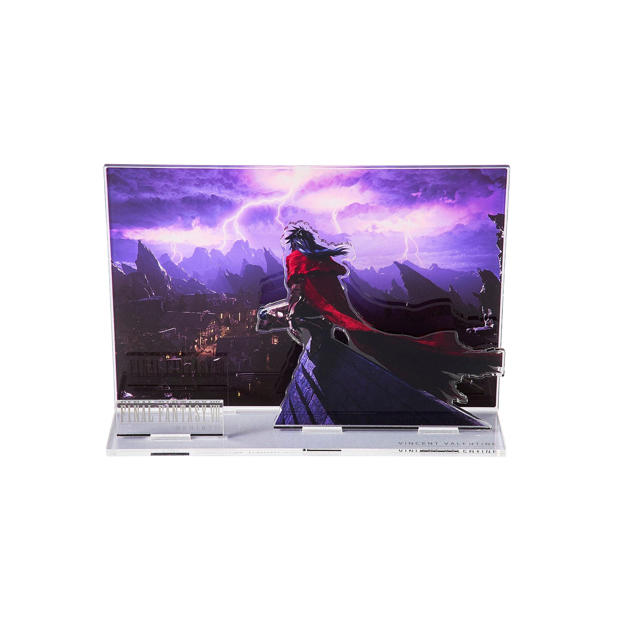 FINAL FANTASY VII REVERSE Acrylic Diorama Key Art Vincent