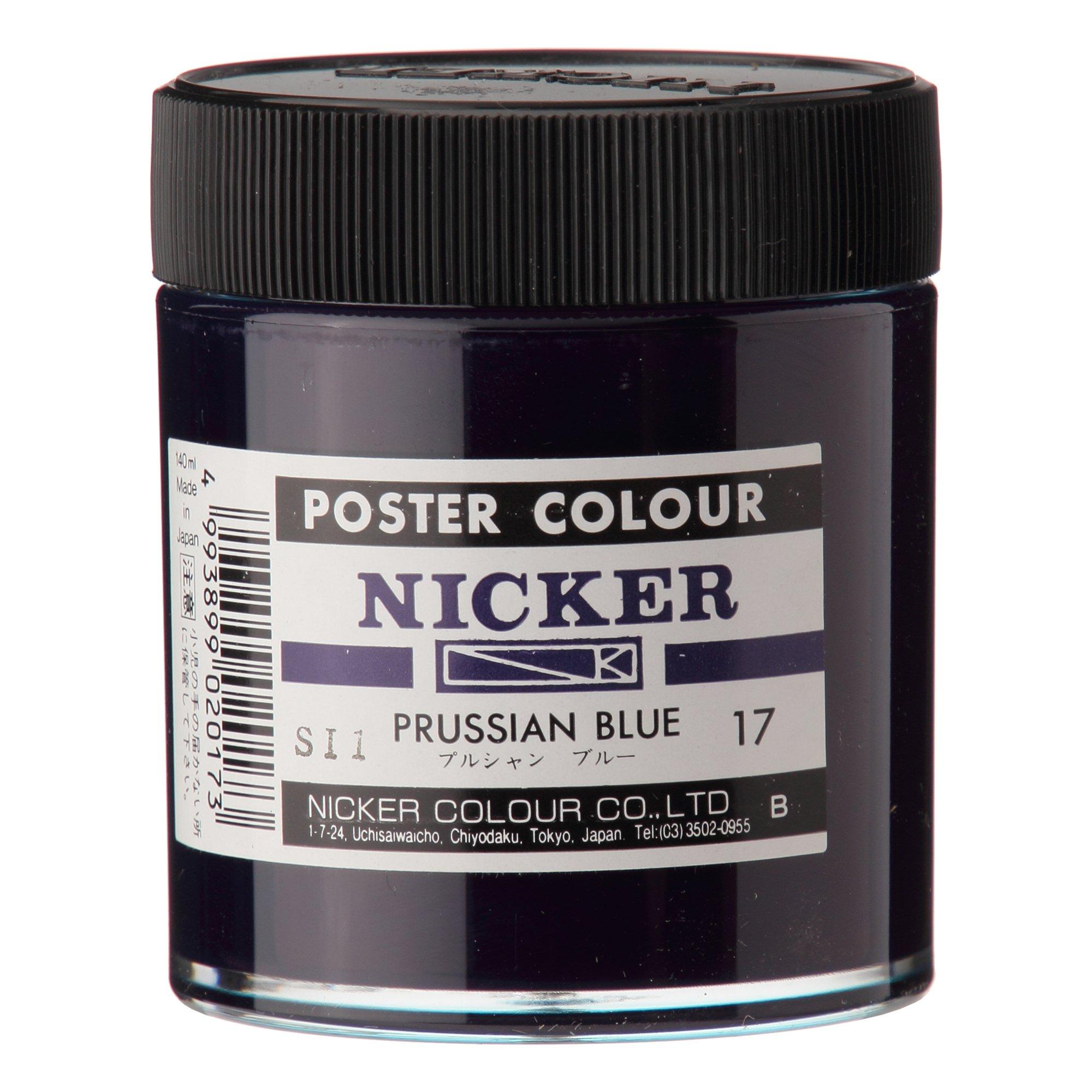 Nicker Poster Color 130ml 17 Prussian Blue