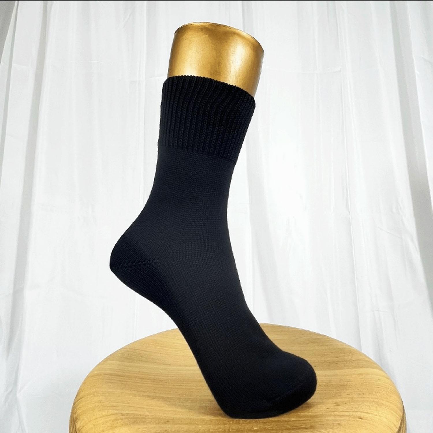 Hummingbird Cotton Short Socks - Black - M