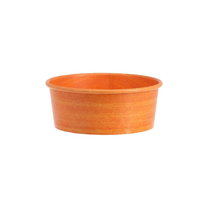 HEIKO Paper Food Cups 115-300 Wood Grain 50 per bag