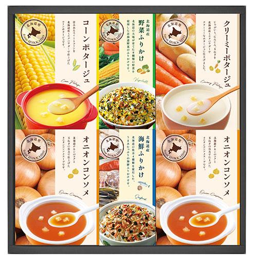 Material Workshop Hokkaido-made Soup & Furikake Gift Set HFS-30