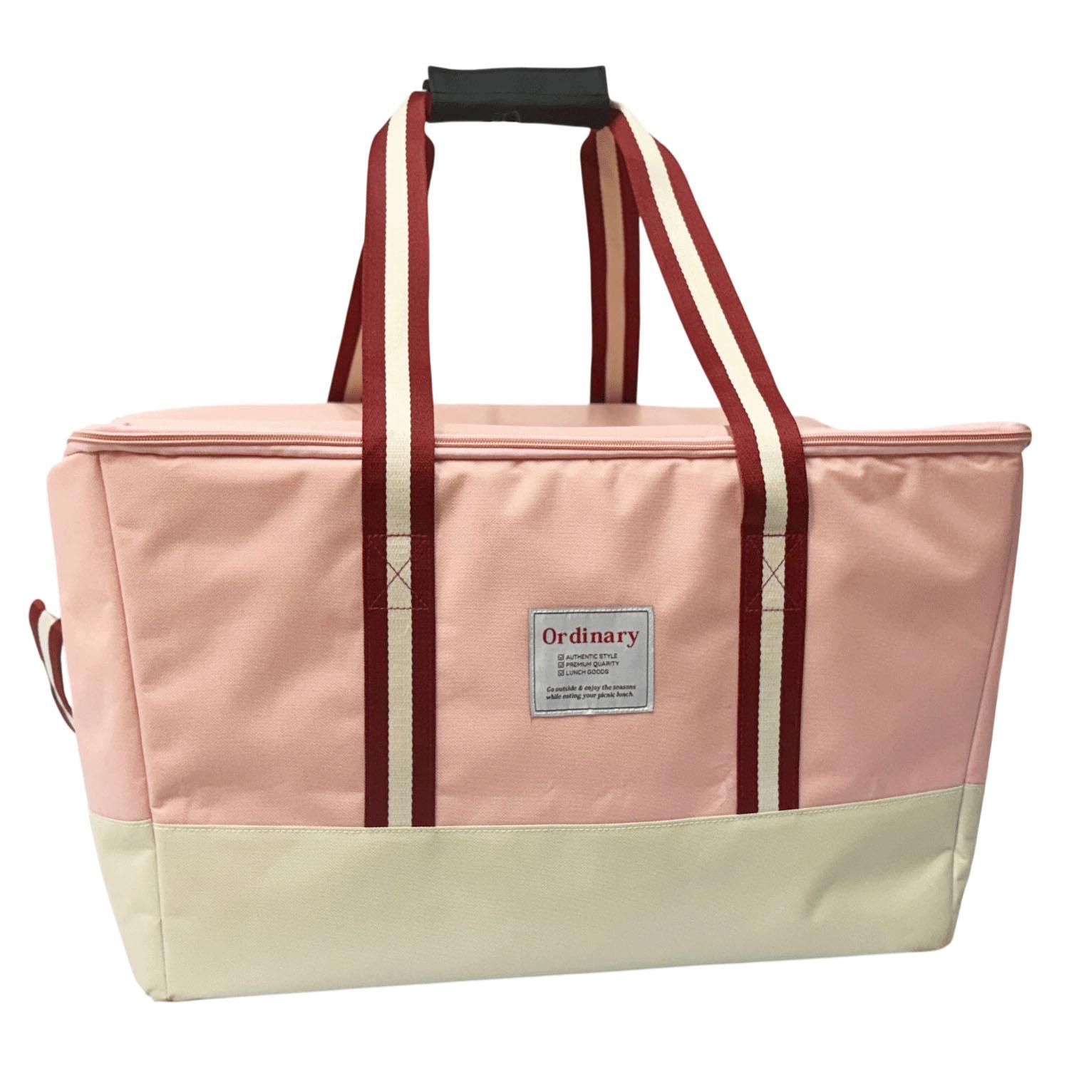 Cashier-Style Cooler Bag - Mist Pink