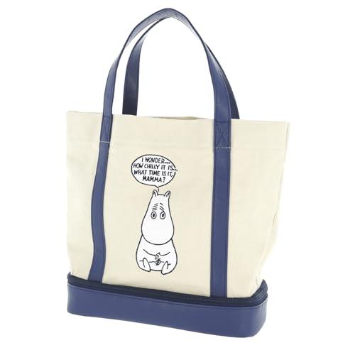 [Maru Shin] Tote Bag Cross Blue 06 Moomin