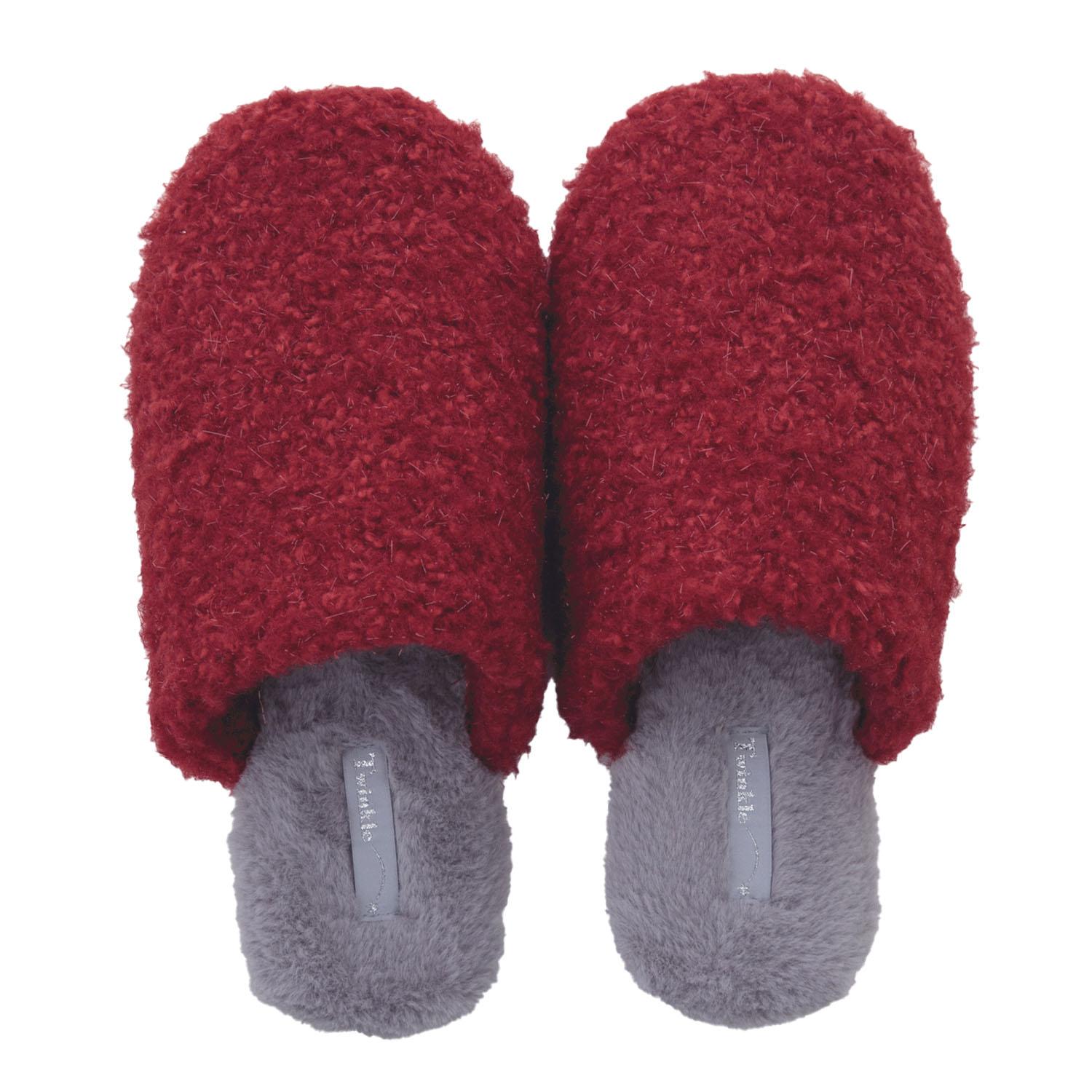 Tinkler Room Shoes Size 33 Red × Gray