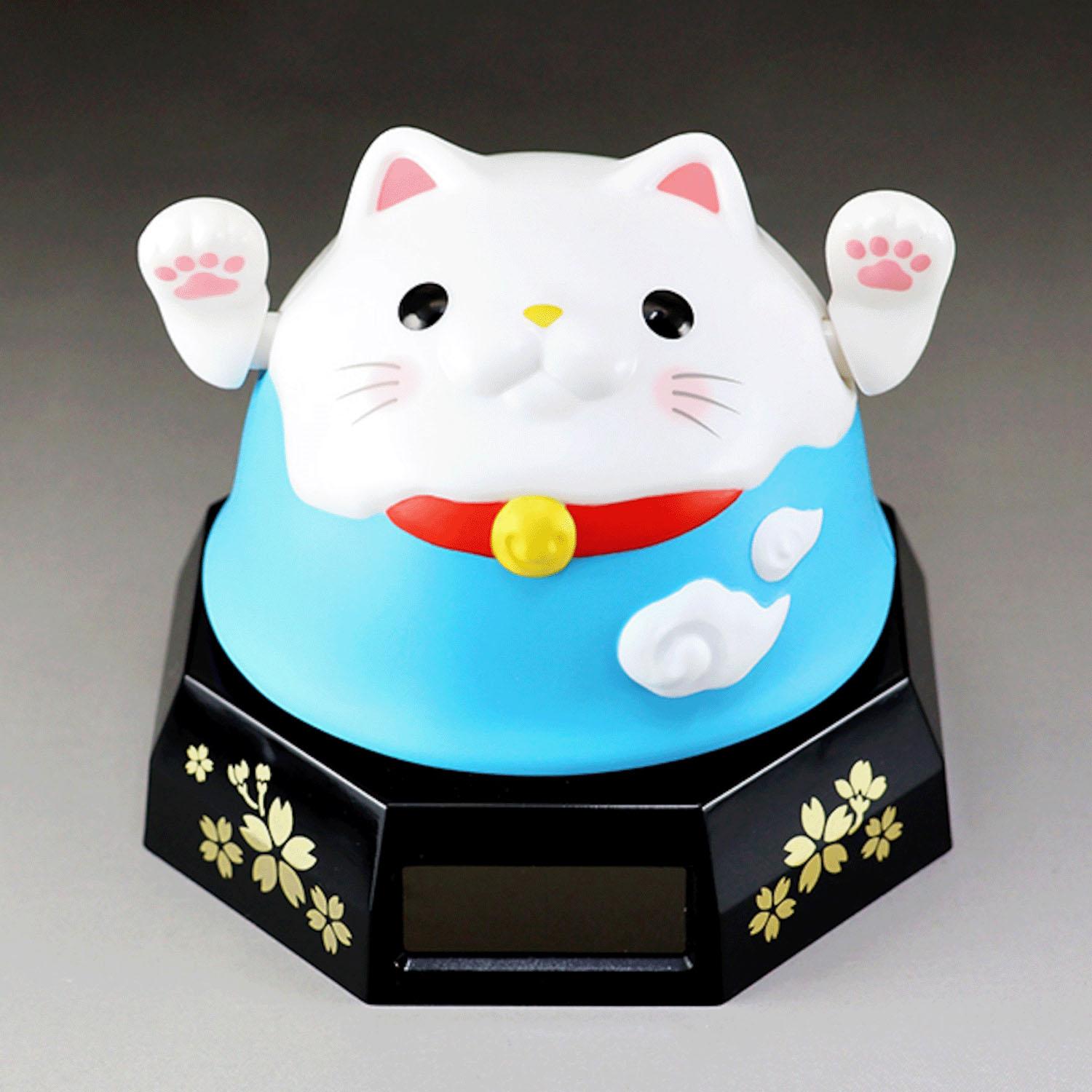 太阳能 富士山招财猫