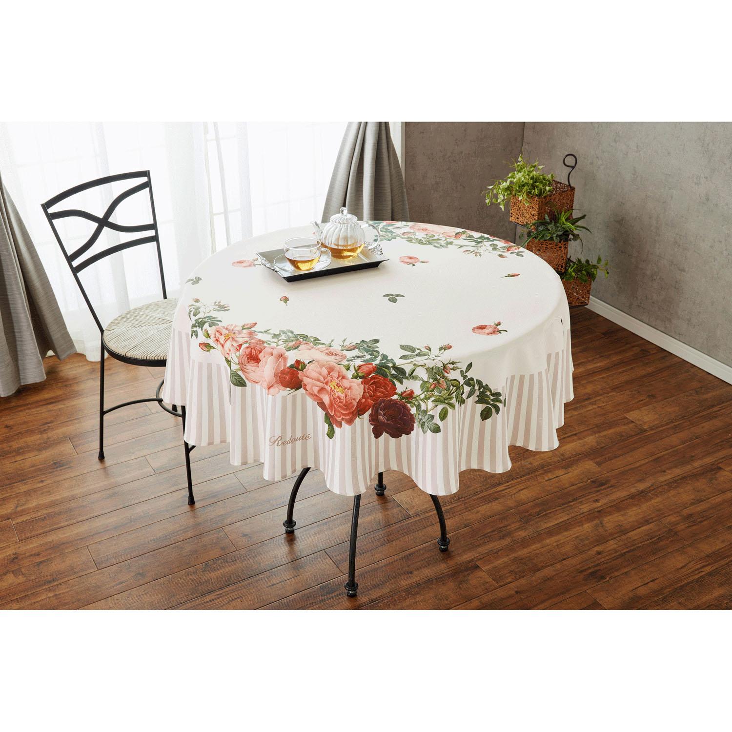 Tablecloth Rose Bouquet Round