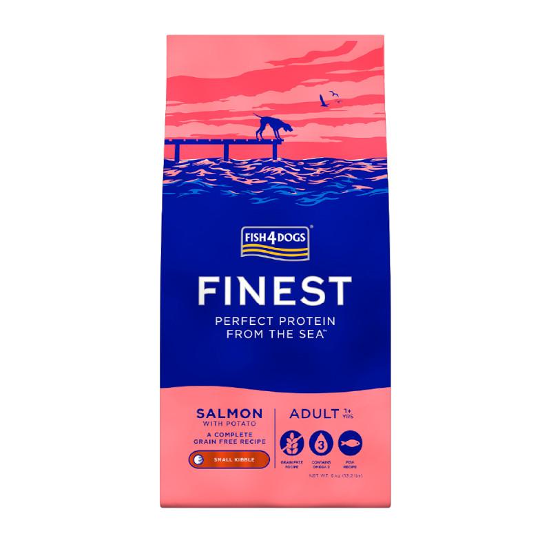 <促销活动对象商品>海洋之星(FISH 4 DOGS) 巅峰系列 三文鱼小颗粒 6kg