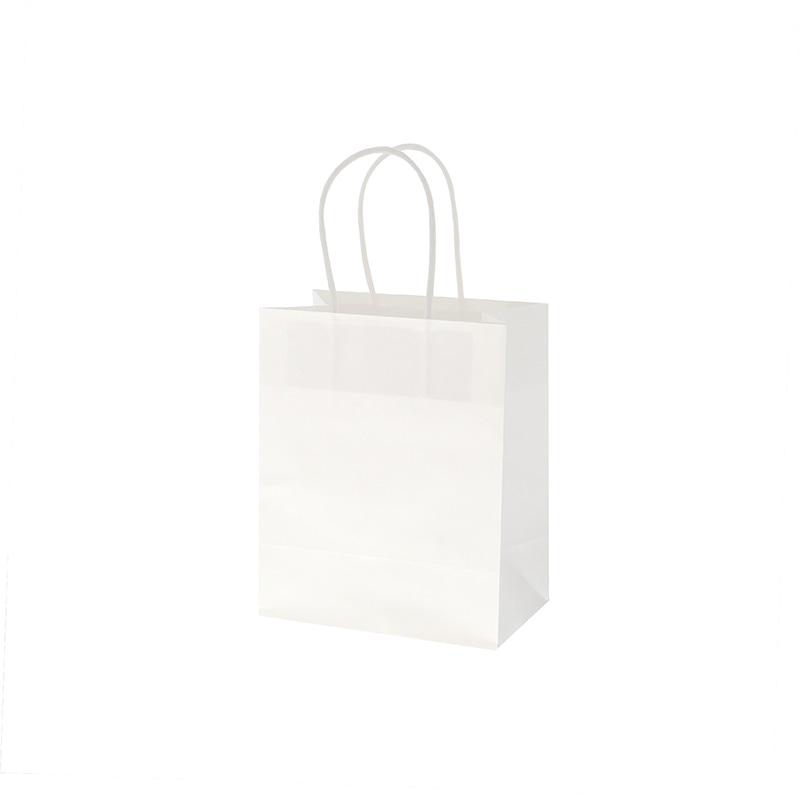 HEIKO Smooth Paper Handle Bags 18-01 Plain White 25 Sheets Per Pack 003138901 1 Pack (25 Sheets)