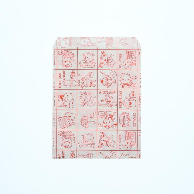 Heyko Paper Bag Patterned Small Bag with Flap R-70 My Home 14x18cm 200 Sheets