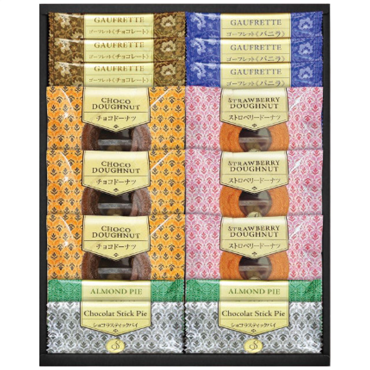 Senjudo Waffle Cookies & Baked Donuts Sweets Select GFD-30  7098-054