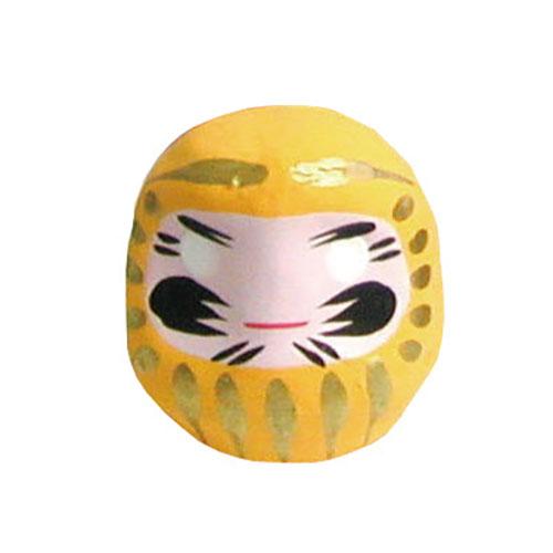 Yamaco Temahima-kobo Feng Shui Daruma-san Gold Wire Packaging Yellow Cute Mini Daruma yamaco78878