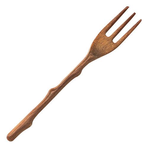 Yamaco Temahima-Kobo Twig-Style Cutlery Doushie Fork Small Size Cute Cutlery Expressing Tree Branches yamaco78914