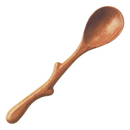 Yamaco Temahima-Kobo Twig-Style Cutlery Doushie Spoon Small Size Cute Cutlery Expressing Tree Branches yamaco78916