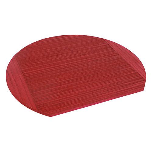Yamaico TemaHima Kobo Plant-Dyed Uzukuri Placemat Suo Half-Moon Plant-dyed placemat yamaco78990