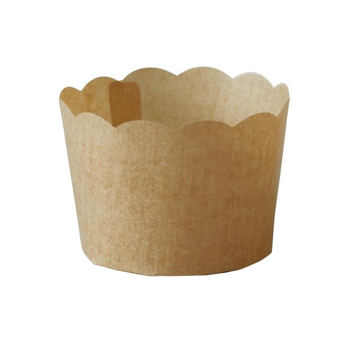 Tenma Paper Products Confectionery Supplies Pergamin Mini Cup PM360 Plain Brown 100 Sheets