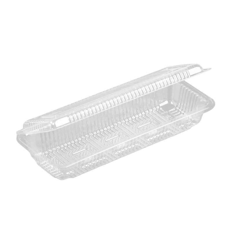Denka Polymer Food Container Food Pack (Foldable Lid Type) OP-112 For 1 Roll of Sushi Shallow Type, 100 Sheets