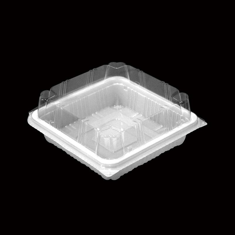 Denka Polymer Food Container Interlocking Lid Pack for Sandwiches OPSW12-12 50 White 50 Sheets 004420742