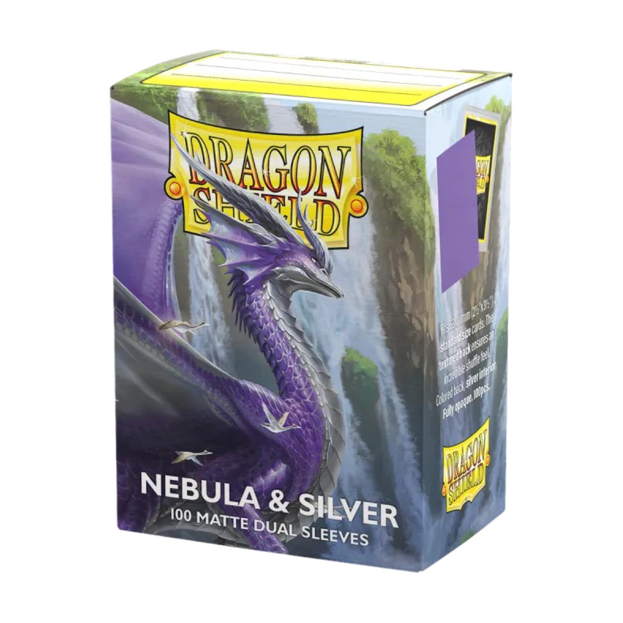 Dragon Shield Matte Dual Standard Nebula & Silver (Silver Back)