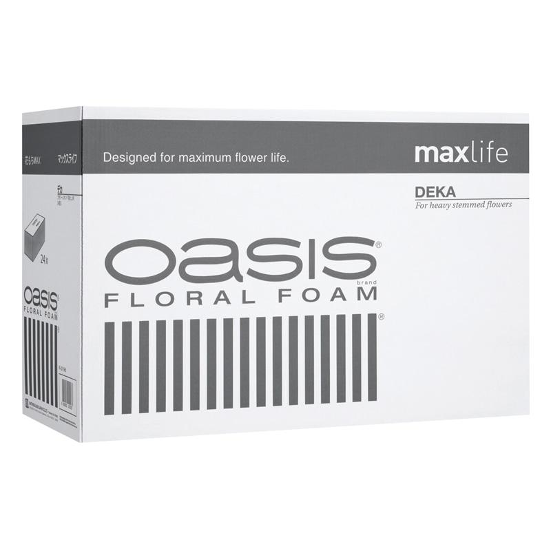 Oasis Floral Foam MaxLife Deluxe Deca 1 Box (24 Pieces)