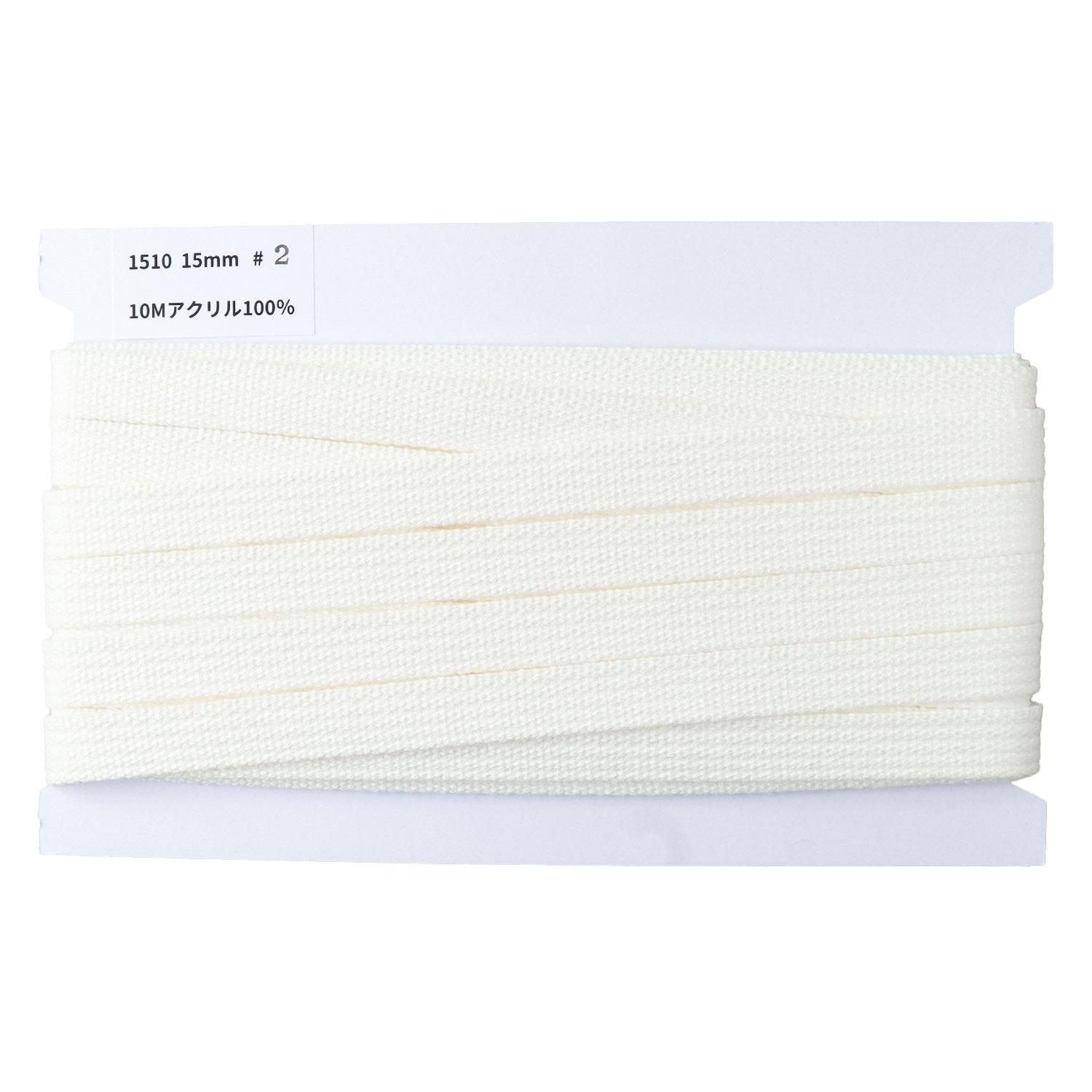 Nippon Chuko Acrylic Craft Tape 15mm width 10m roll Off-White IC1510-2