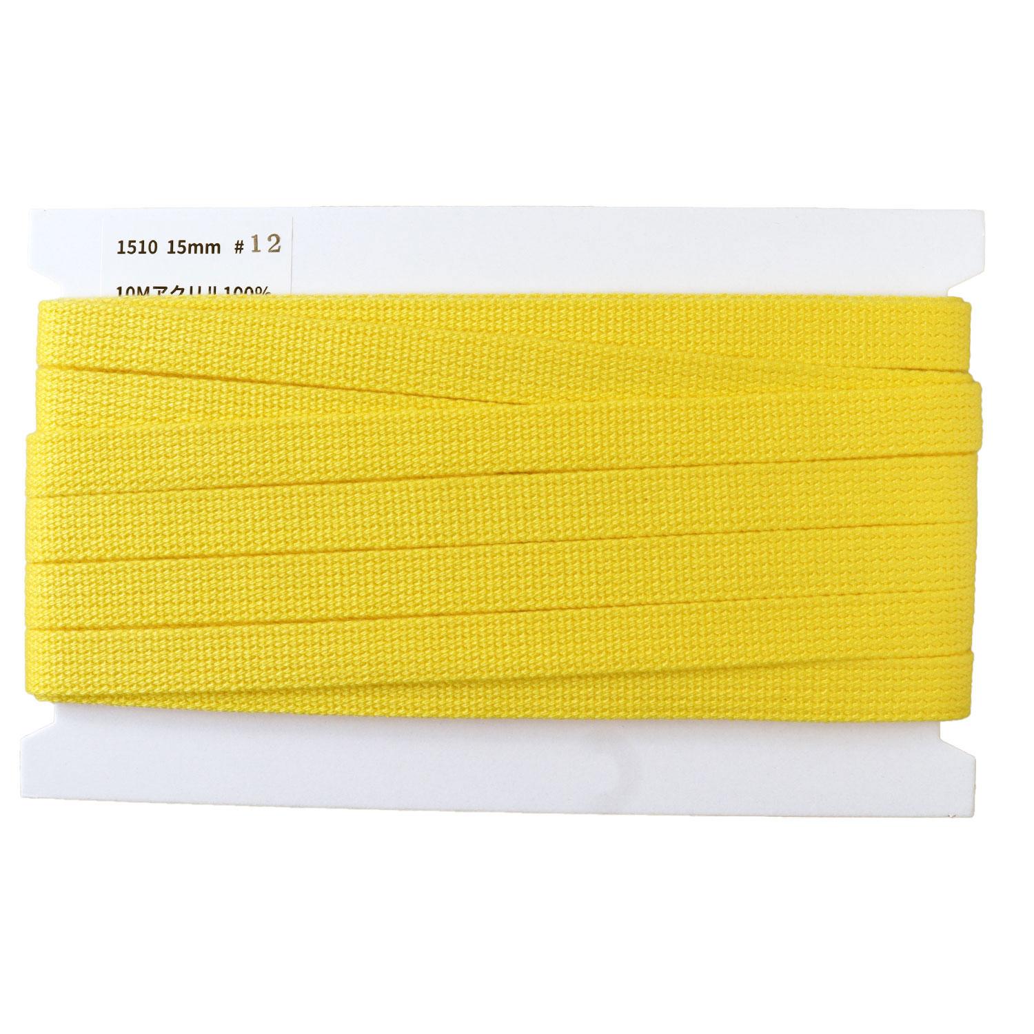 Nippon Chuko Acrylic Craft Tape 15mm Width 10m Roll Yellow IC1510-12