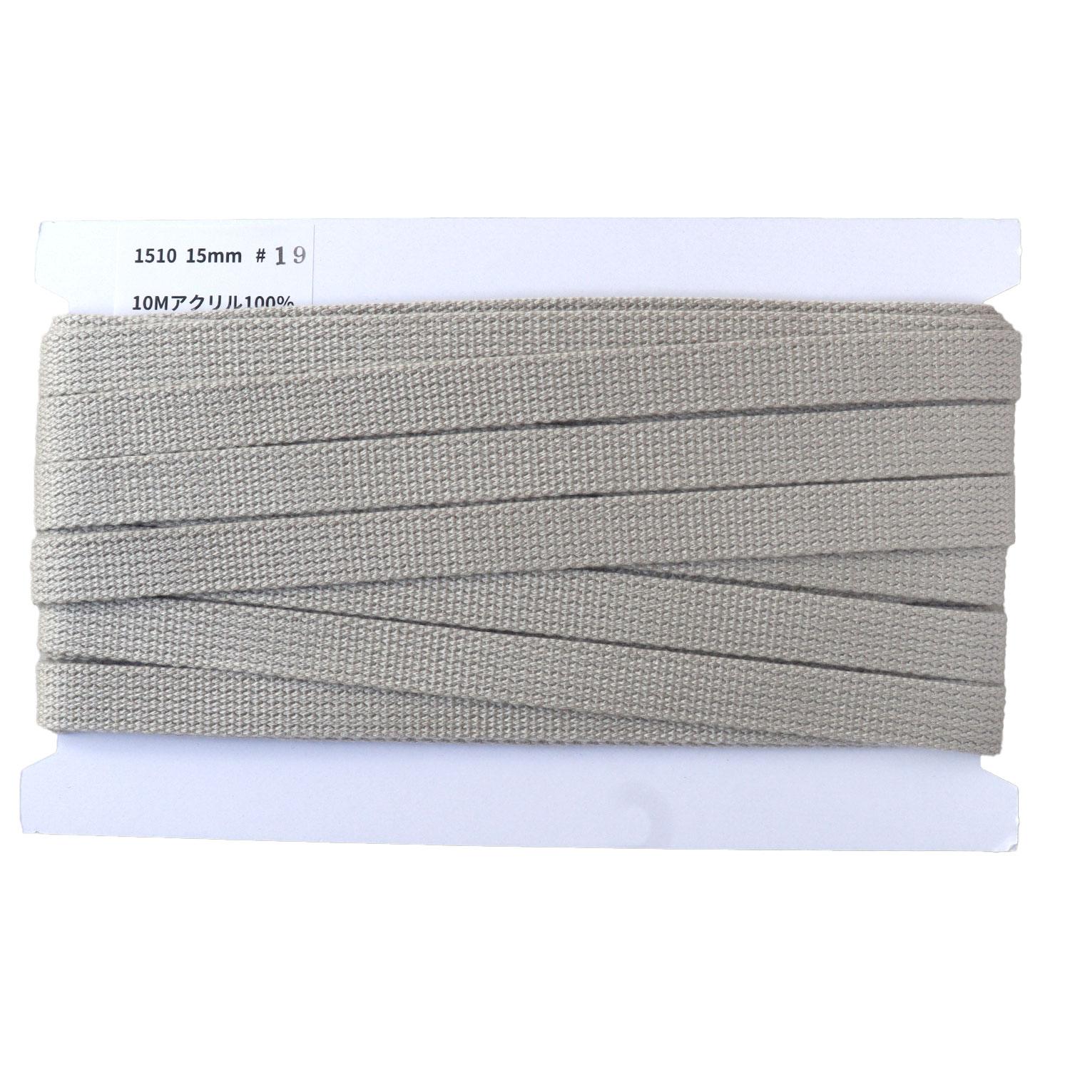 Nippon Chuko Acrylic Craft Tape 15mm Width 10m Roll Light Gray IC1510-19