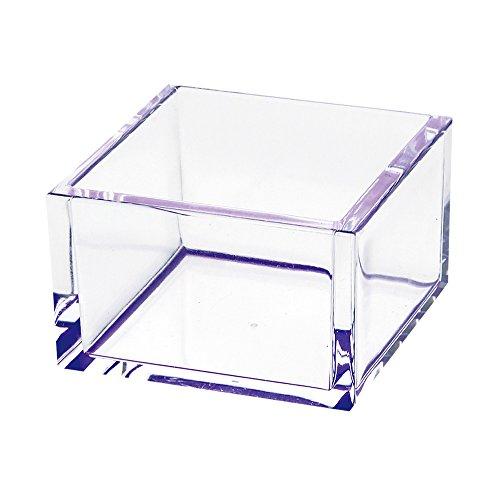 Yamaco Youbi Commercial Clear 1-Go Masu (Approx. 7.7×7.7×H4.7cm) Purple Commercial Supplies for Hotels, Inns, and Restaurants yamaco12239