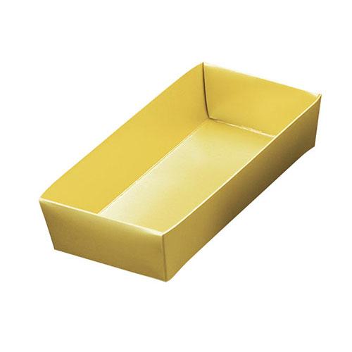 Yamaco Youbi Commercial Gold Paper Inner Box for Jubako 6.5-sun 2-split G2 (Approx. 9 x 18 x H4cm) Business Supplies for Hotels, Ryokan, and Restaurants yamaco23462