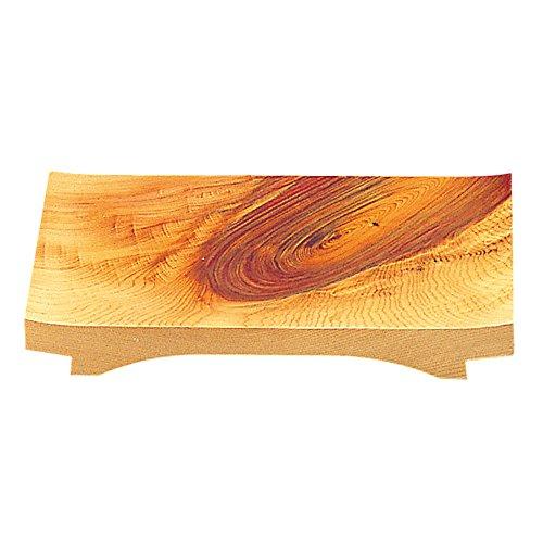 Yamaco Yubi Commercial Hinoki Cypress Red-Knot Dish (approx. 21×12×H3cm) Business Supplies for Hotels, Ryokan, and Restaurants yamaco32120
