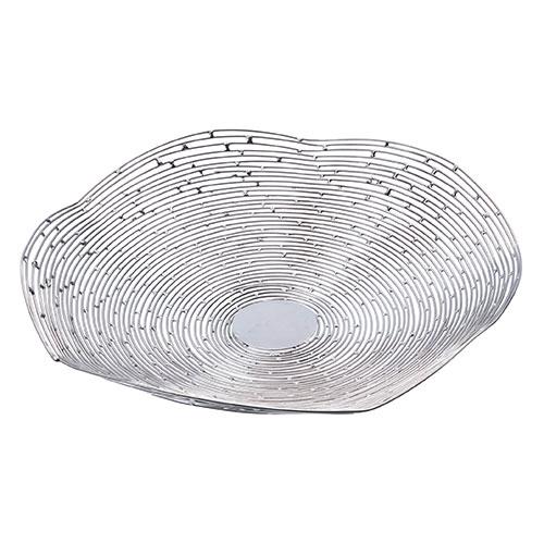 Yamaco Stainless Steel Wire Petal Basket Large Size Stainless Steel Petal-Shaped Dish yamaco23837