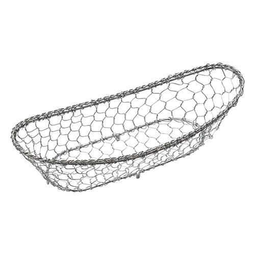 Yamaco Ryobi Tableware for Enjoying Coolness Stainless Steel Tortoiseshell Hand-Woven Gondola Basket Ideal for Serving Fried Foods yamaco23839