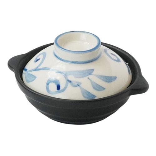 Yamaco Ryobi Enjoying Coolness Tableware Small Pot Delicacy Holder Ai-Karatsu Pot-shaped cute delicacy holder yamaco29351