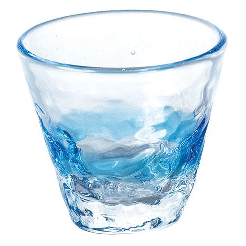 Yamaco Ryobi Tableware for Enjoying Coolness Ryukyu Glass Kira-Nami Chiyokuchi Water Enjoy Different Tastes Handcrafted by Artisans yamaco29416