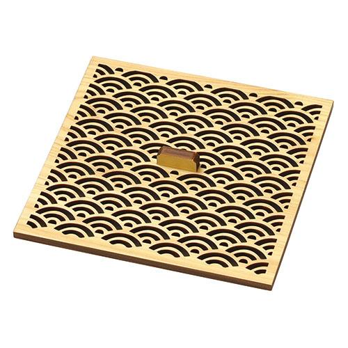 Yamaco Ryubi Tableware to Enjoy Coolness Hinoki Isso Cooking Box Lid Seigaiha Japanese Traditional Pattern Active in Various Scenes yamaco38261