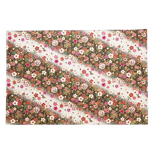 Yamaco Ryobi Tableware for Enjoying Coolness Japanese Pattern Cotton Mat Tea Spring/Autumn Japanese Pattern Design Double-Sided Specification yamaco66925