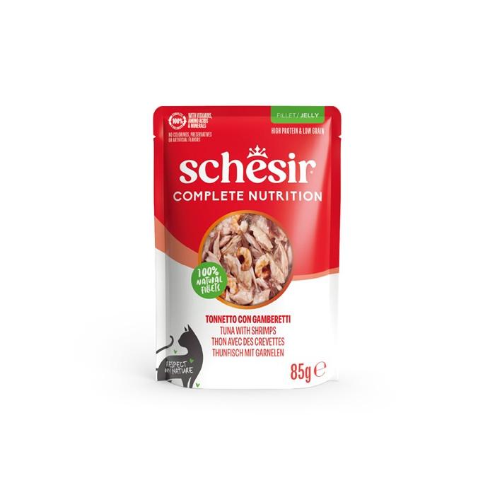 <Campaign Target Item> Schesir Cat Pouch Tuna with Shrimp 85g