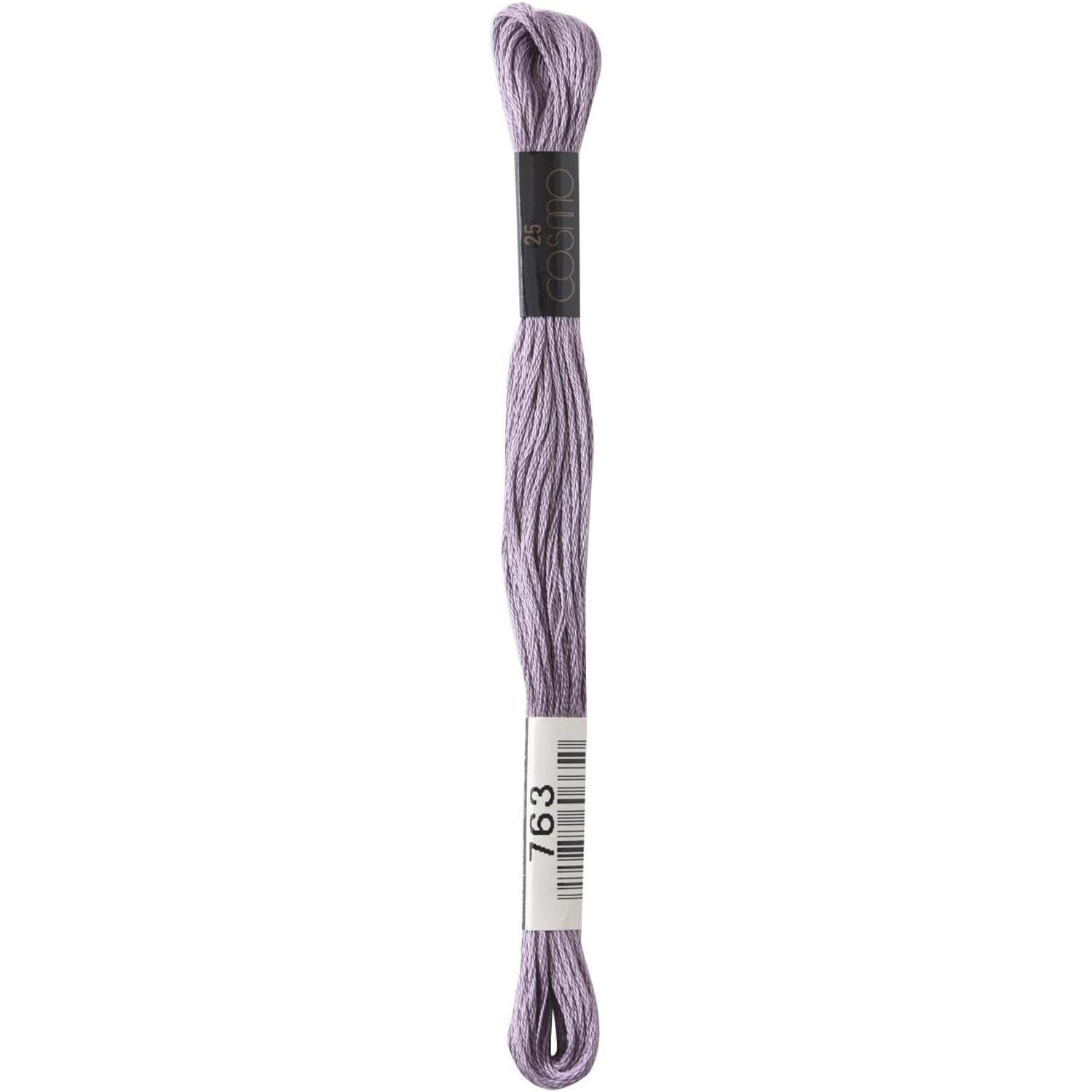 LECIEN Cosmo Embroidery Floss No. 25, 1 Box of 6 Skeins, Color 763