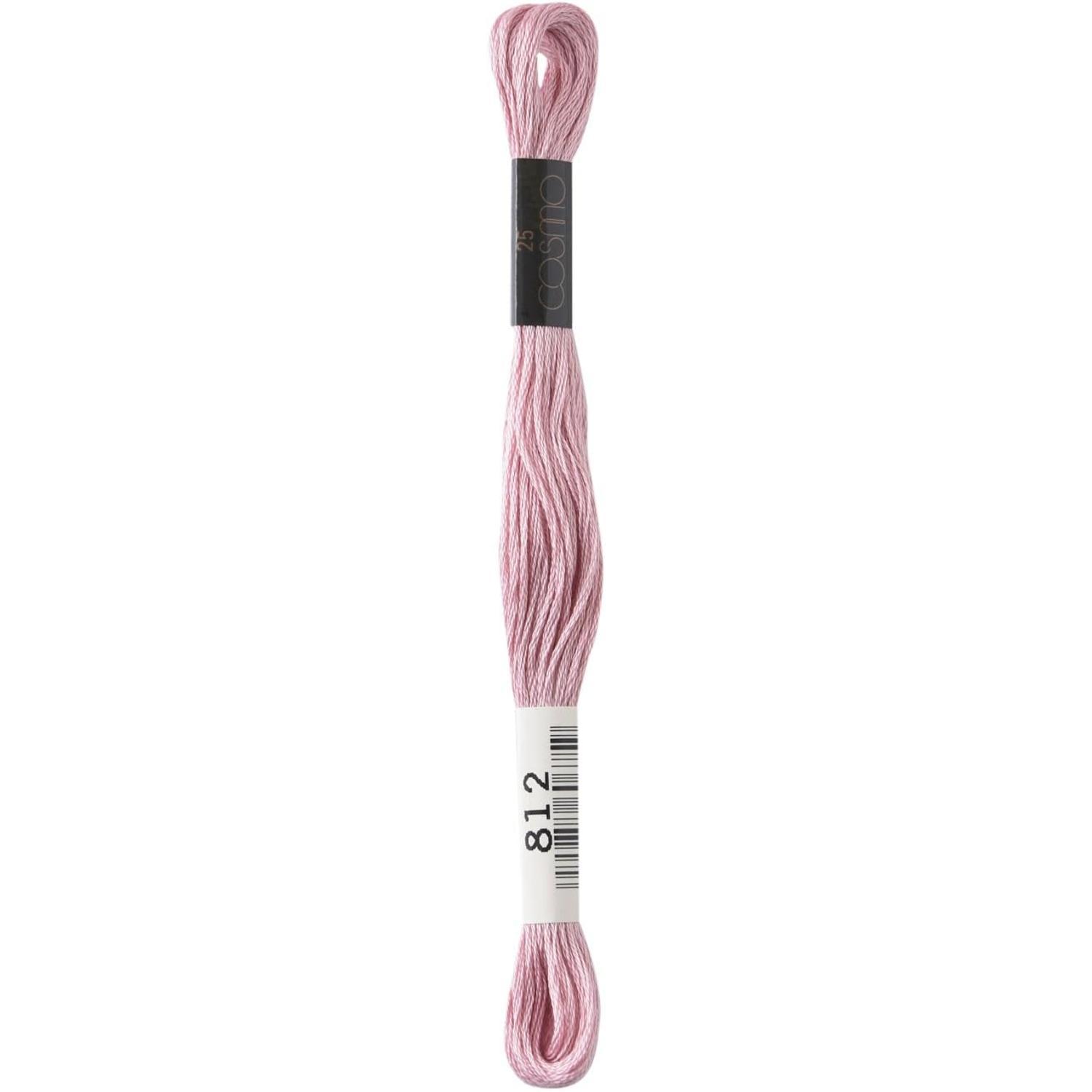 LECIEN (蕾天) COSMO 绣花线 25号线 1箱6束装 No.25 Floss (线) 颜色812