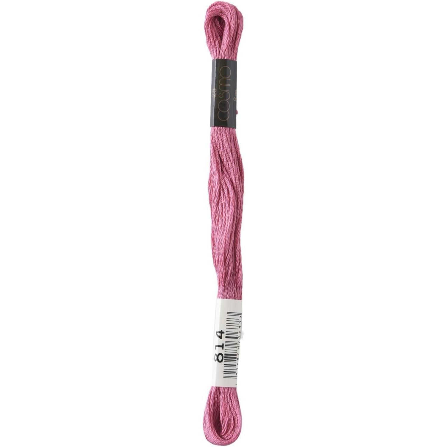 LECIEN (蕾天) COSMO 绣花线 25号线 1箱6束装 No.25 Floss (线) 颜色814
