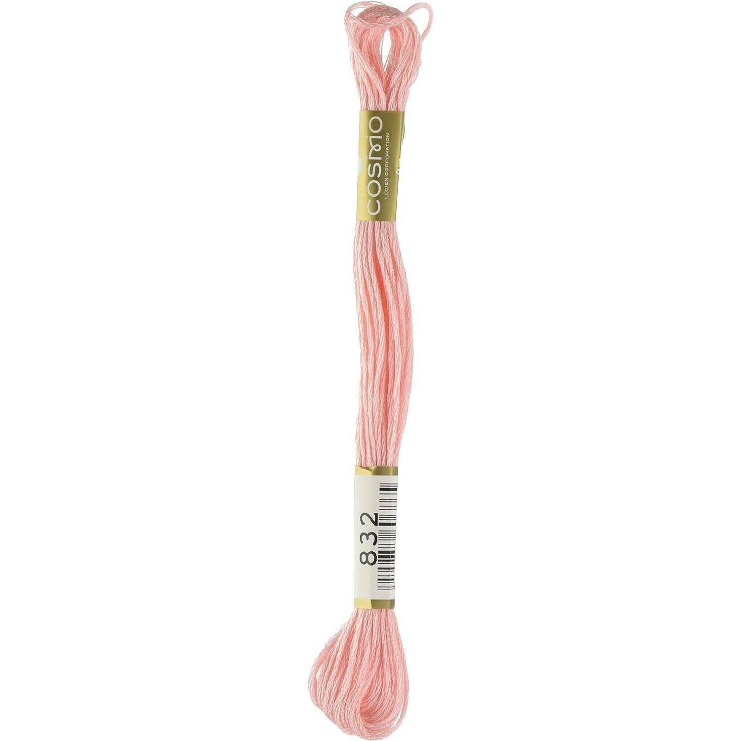 LECIEN (鲁西安) COSMO 绣花线 25号线 1箱6束装 No.25 Floss (线) 颜色832