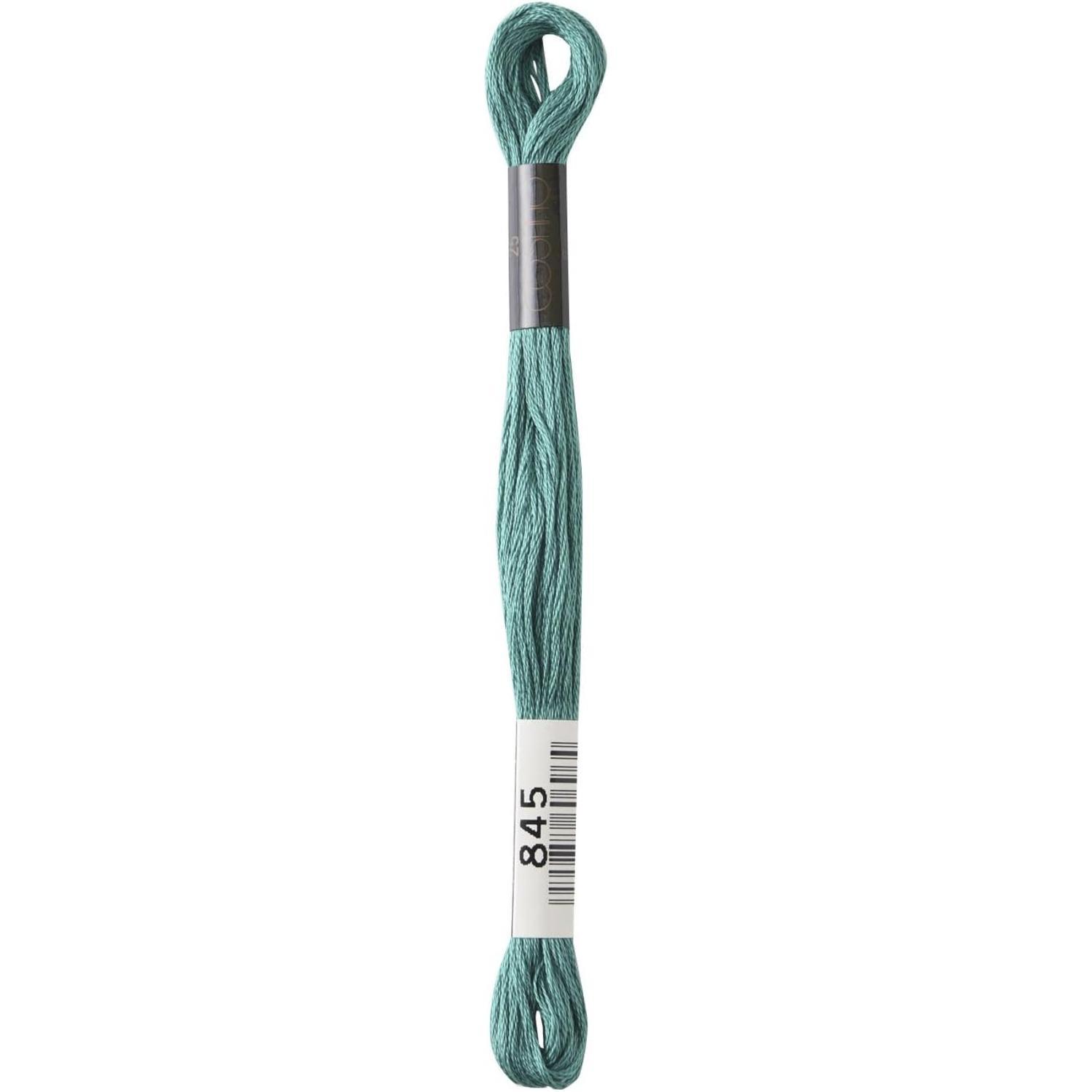 LECIEN COSMO Embroidery Floss No. 25, 1 box of 6 skeins, Color 845