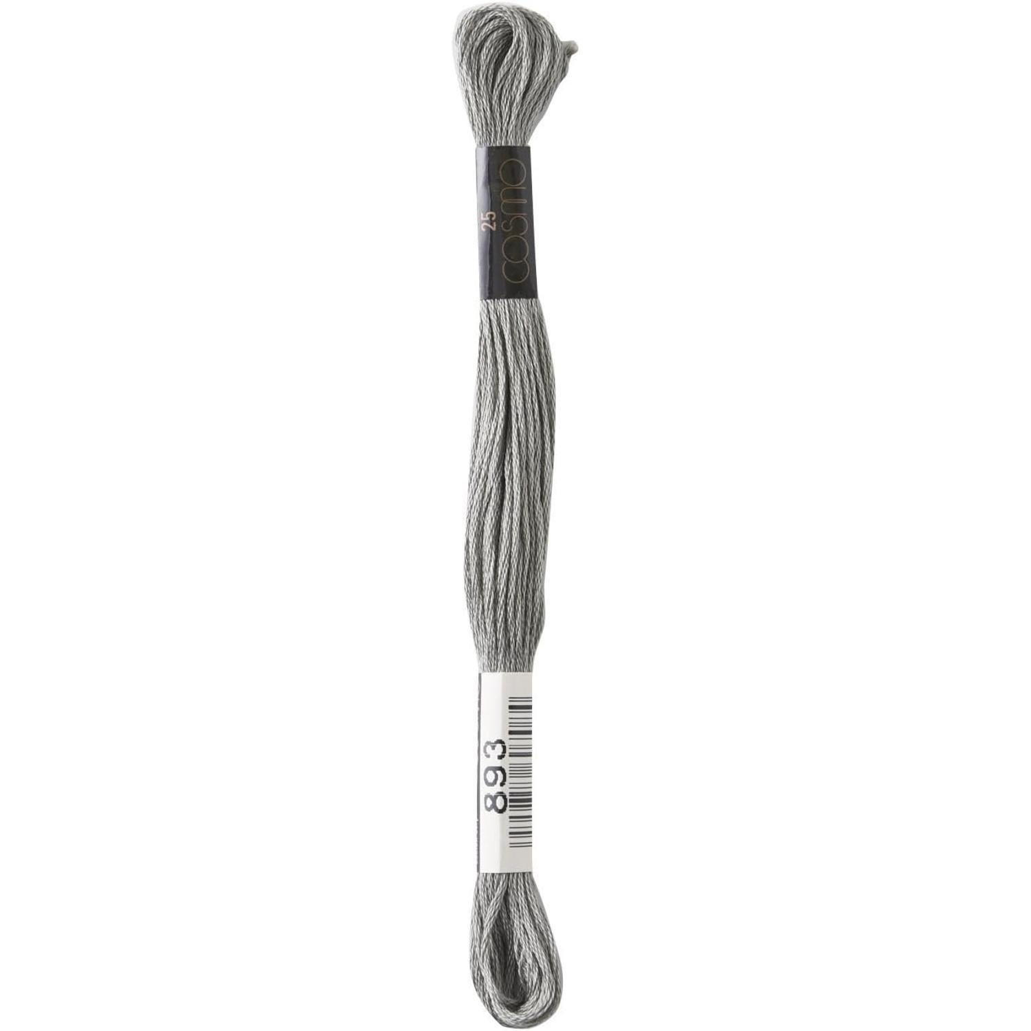 LECIEN Cosmo Embroidery Floss No. 25 Thread 1 Box of 6 Skeins No. 25 Floss Color 893