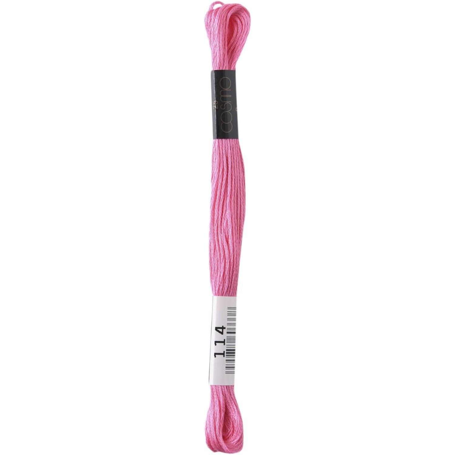 LECIEN Cosmo Embroidery Floss No. 25 1 Box of 6 Skeins Color 114