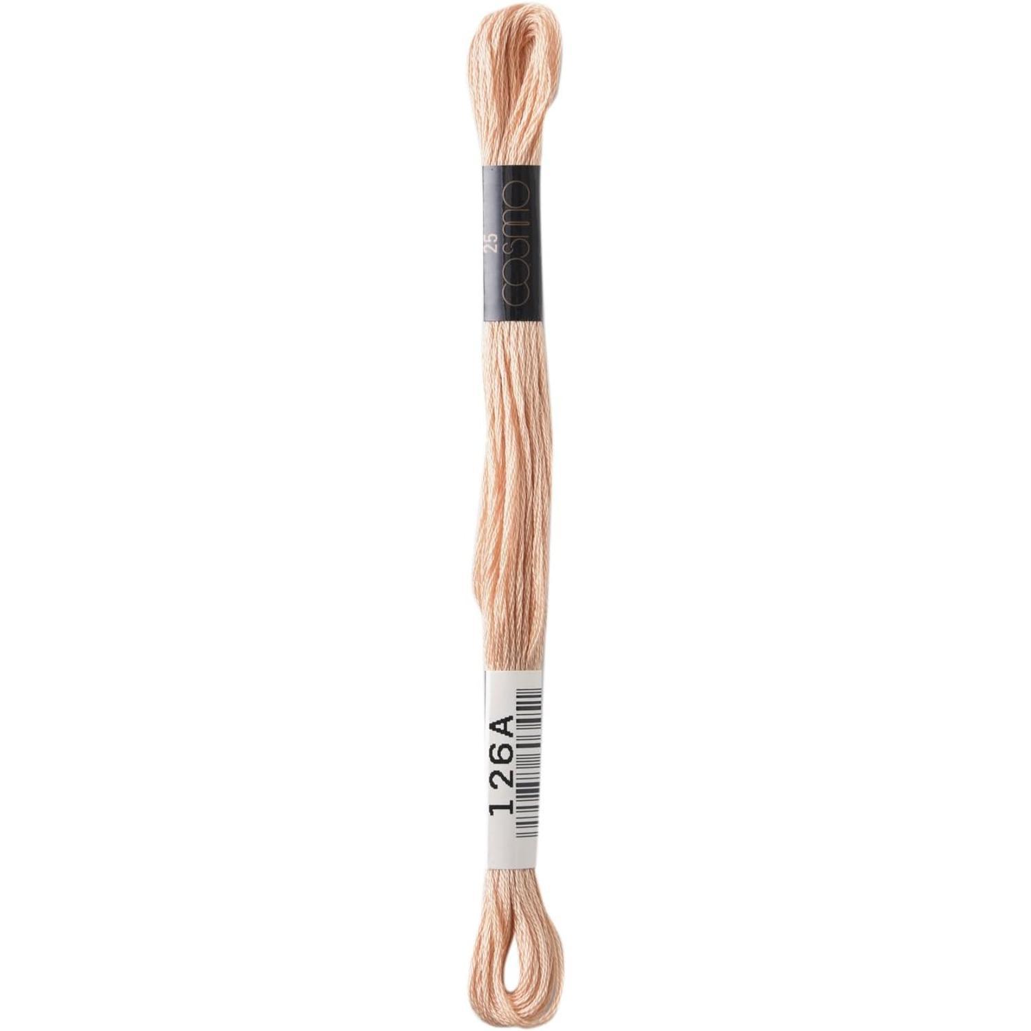 LECIEN (鲁西安) COSMO 绣花线 25号线 1箱6束入 No.25 Floss(牙线/绣线) 色126A
