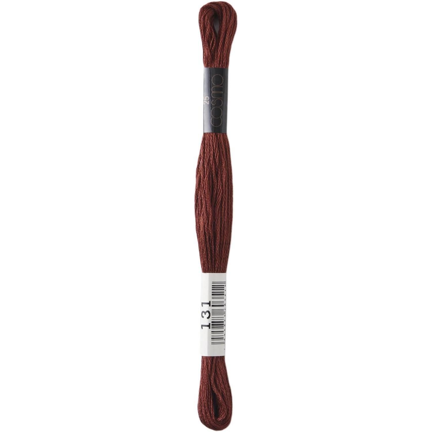 LECIEN Cosmo Embroidery Floss No. 25, 1 Box of 6 Skeins, Color 131