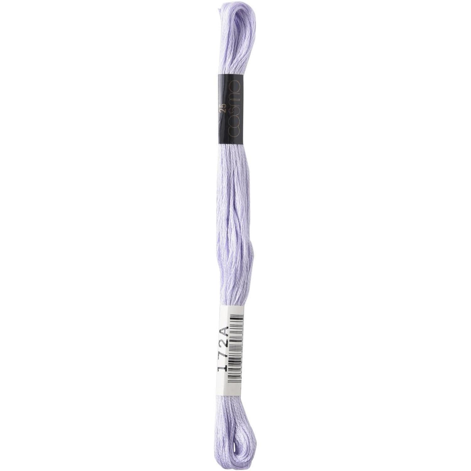 LECIEN Cosmo Embroidery Floss No. 25 1 Box of 6 Skeins No. 25 Floss Color 172A
