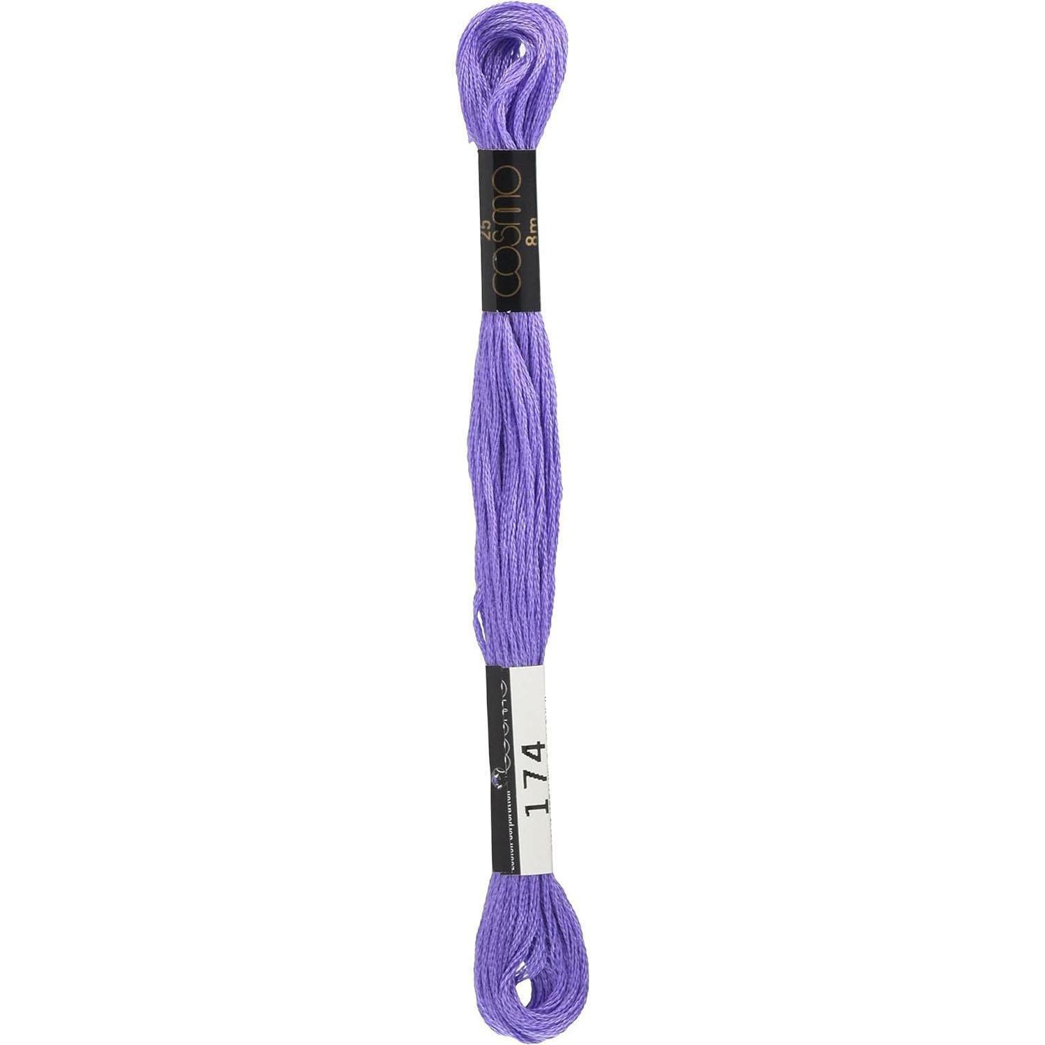 LECIEN (露西安) COSMO 绣线 25号线 1箱6束装 No.25 Floss (线) 色174