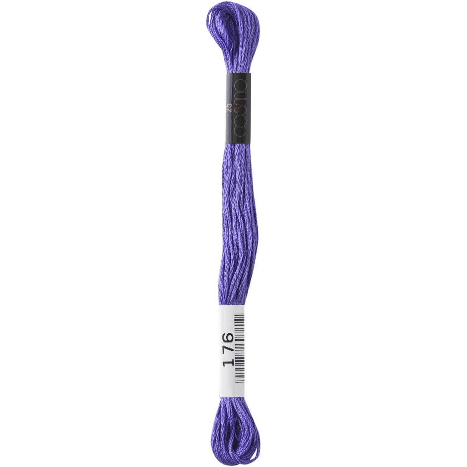 LECIEN (乐善) COSMO 绣线 25号线 1箱6束装 No.25 Floss (线 颜色176