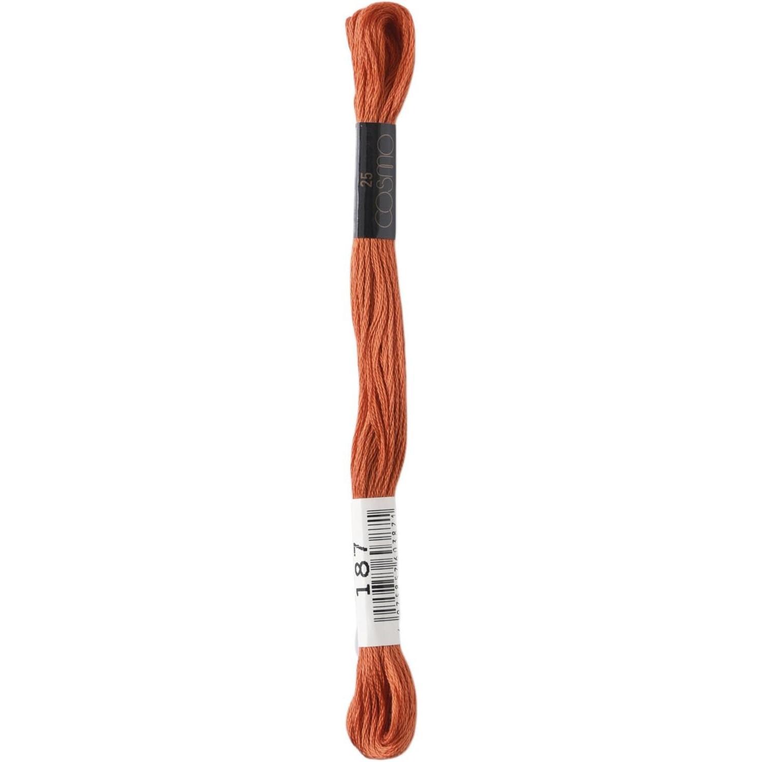 LECIEN (露西安) COSMO 绣线 25号线 1箱6束装 No.25 Floss (线) 色187