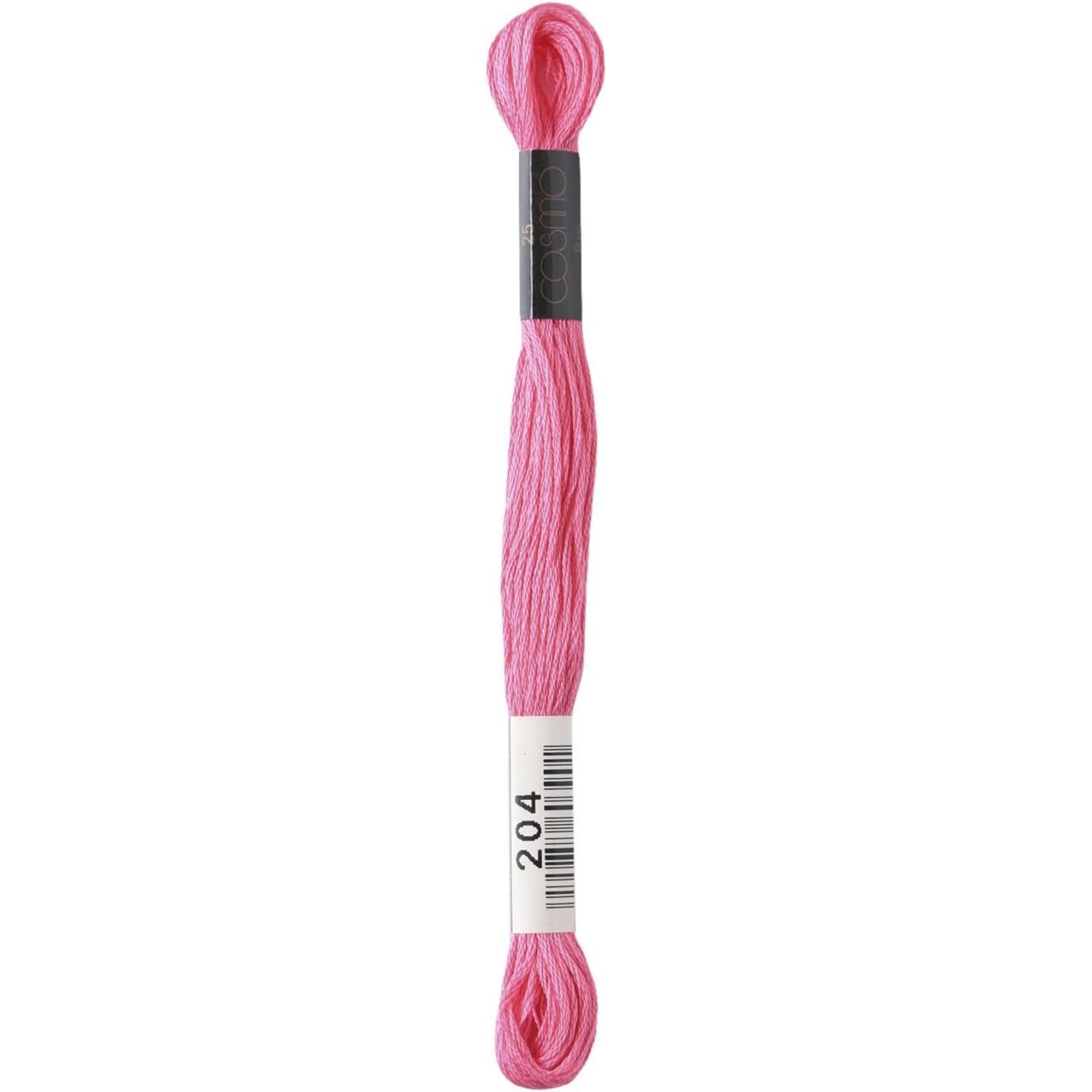 LECIEN (露西安) COSMO 绣线 25号线 1箱6束装 No.25 Floss (线) 色204